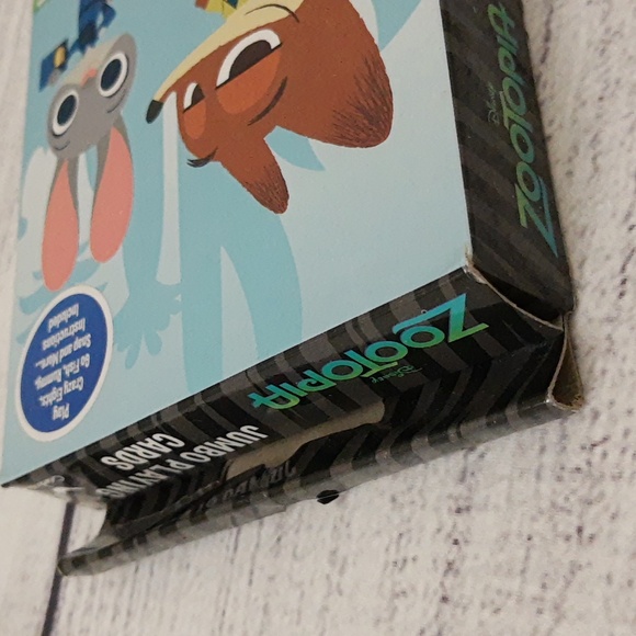 Disney Zootopia Jumbo Playing Cards SEALED, BOX DAMAGE - Picture 3 of 12